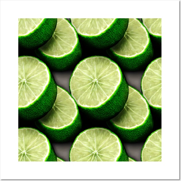 Lime Slices Wall Art by Patternz